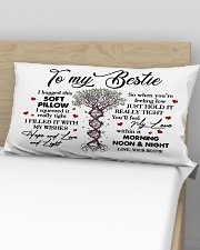 Bestie When You're Feeling Low Hold It Tight Rectangular Pillowcase aos-pillow-rectangular-front-lifestyle-02