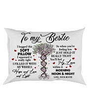 Bestie When You're Feeling Low Hold It Tight Rectangular Pillowcase front