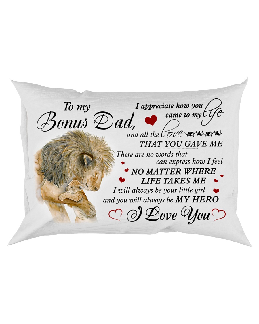 To My Bonus Dad Rectangular Pillowcase