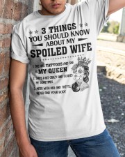3 Things You Should Know About My Spoiled Wife Classic T-Shirt apparel-classic-tshirt-lifestyle-27