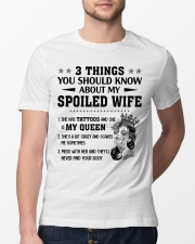 3 Things You Should Know About My Spoiled Wife Classic T-Shirt lifestyle-mens-crewneck-front-13