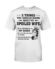 3 Things You Should Know About My Spoiled Wife Premium Fit Mens Tee thumbnail