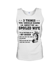 3 Things You Should Know About My Spoiled Wife Unisex Tank thumbnail