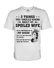 3 Things You Should Know About My Spoiled Wife V-Neck T-Shirt thumbnail
