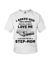 God Sent Me My Step Mom Youth T-Shirt front