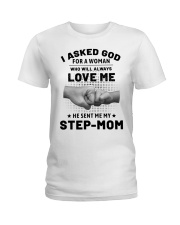 God Sent Me My Step Mom Ladies T-Shirt thumbnail