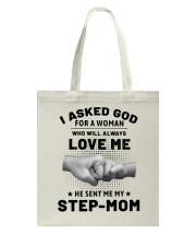 God Sent Me My Step Mom Tote Bag thumbnail