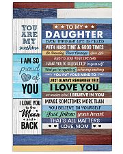 Even Though Life Is Filled Hard Time - To Daughter Vertical Poster tile