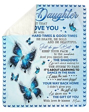 Never Forget That I Love U Mom To Daughter Sherpa Fleece Blanket tile