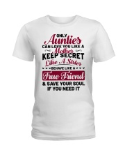 Only Aunties Can Love You Like A Mother Ladies T-Shirt thumbnail