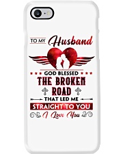 God Blessed The Broken Road - Wife To-Husband Phone Case tile