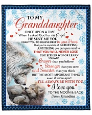 Once Upon A Time I Asked God GM To GD Fleece Blanket - 50" x 60" front