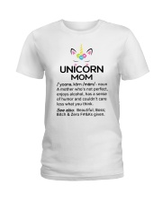 Unicorn Mom Ladies T-Shirt front