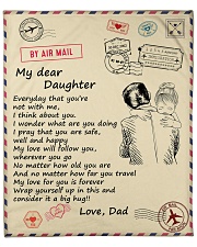 Daughter My Love For You Is Forever Fleece Blanket - 50" x 60" front