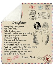 Daughter My Love For You Is Forever Sherpa Fleece Blanket - 50" x 60" thumbnail