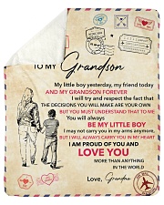 My Little Boy Yesterday - Grandma To Grandson Sherpa Fleece Blanket tile