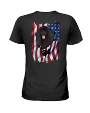 Ariege Pointer Flag Newfoundland Ladies T-Shirt thumbnail