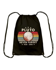 Science Pluto Never Forget 1930-2006 Drawstring Bag tile