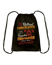 Retired Firefighter Drawstring Bag thumbnail