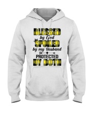 Blessed By God Spoiled By My Husband Hooded Sweatshirt tile