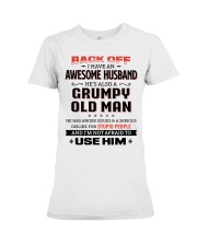Back Off I Have An Awesome Husband Premium Fit Ladies Tee thumbnail