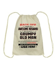 Back Off I Have An Awesome Husband Drawstring Bag thumbnail