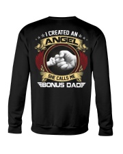 I Created An Angel She Calls Me Bonus Dad Crewneck Sweatshirt tile