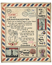 Im So Proud Of You Grandma To Granddaughter Fleece Blanket - 50" x 60" front