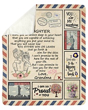 Im So Proud Of You Grandma To Granddaughter Sherpa Fleece Blanket tile