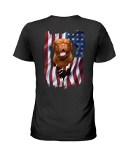 Ariege Pointer Flag Dogue de Bordeaux Ladies T-Shirt thumbnail