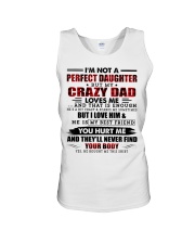 I'm Not A Perfect Daughter But Crazy Dad Loves Me Unisex Tank tile
