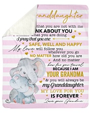 My Love For U Is Forever Elephants GM To GD Sherpa Fleece Blanket tile