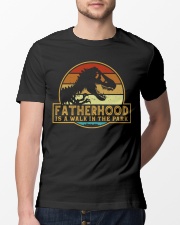 Fatherhood is a walk in the park Classic T-Shirt lifestyle-mens-crewneck-front-13