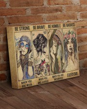 Be Strong Be Brave Be Humble Be Badass Hippie 14x11 Gallery Wrapped Canvas Prints aos-canvas-pgw-14x11-lifestyle-front-09