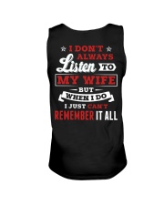 I Don't Always Listen To My Wife Unisex Tank thumbnail