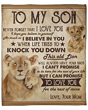 Never Forget That I Love U Lion Mom To Son Fleece Blanket - 50" x 60" front