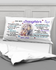 Once Upon A Time When I Asked God Dad To Daughter Rectangular Pillowcase aos-pillow-rectangular-front-lifestyle-03