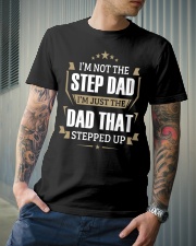 Step Dad - I'm just the dad that stepped up Classic T-Shirt lifestyle-mens-crewneck-front-6