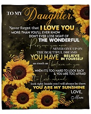 Never Forget That I Love You Mom To Daughter Fleece Blanket - 50" x 60" front