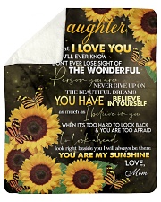 Never Forget That I Love You Mom To Daughter Sherpa Fleece Blanket tile