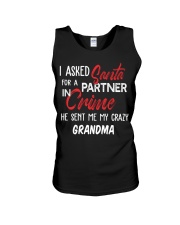 I Ask Santa for a partner he sent me grandma Unisex Tank tile