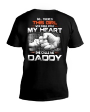This Girl Who Stole My Heart Calls Me Daddy V-Neck T-Shirt tile