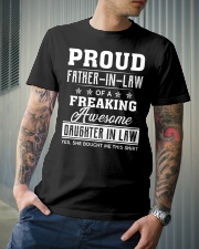 Proud Father-In-Law Classic T-Shirt lifestyle-mens-crewneck-front-6