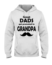 Great Dads Get Promoted To Grandpa Hooded Sweatshirt thumbnail