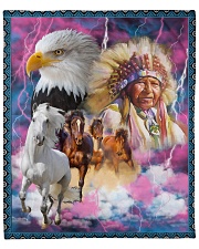 Native American Fleece Blanket - 50" x 60" front