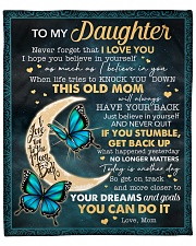 Never Forget That I Love U Mom To Daughter Fleece Blanket - 50" x 60" front
