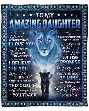 Lion- Never 4get that I Love U Mom-To-Daughter Fleece Blanket - 50" x 60" front
