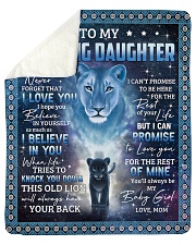 Lion- Never 4get that I Love U Mom-To-Daughter Sherpa Fleece Blanket tile