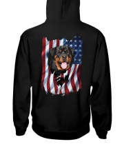 Rottweiler Flag Hooded Sweatshirt thumbnail