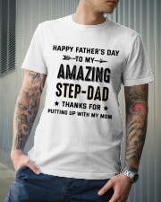 Happy Father's Day To My Amazing Step-Dad Classic T-Shirt lifestyle-mens-crewneck-front-6